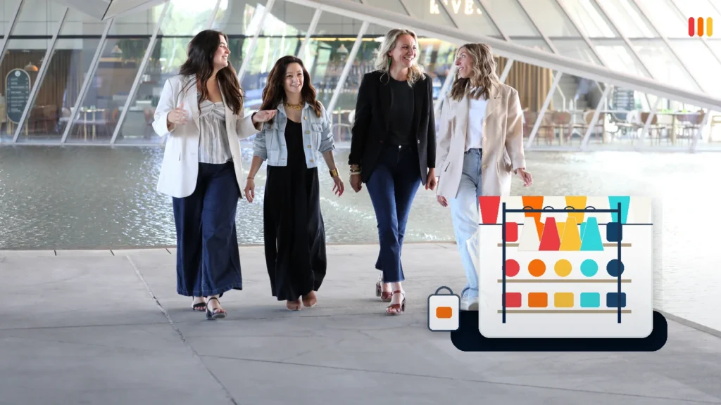 Equipe Majelan mise en situation dans une boutique Marketplace